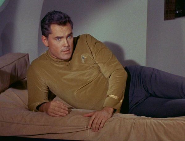 Jeffrey Hunter as Christopher Pike in Star Trek
