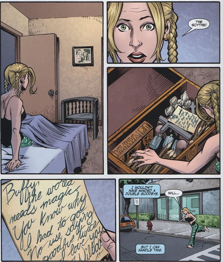 Buffy a panel from Buffy Season 9