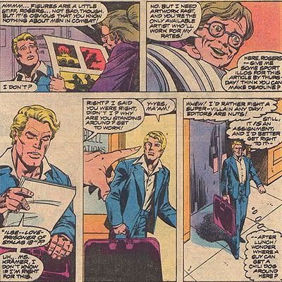 Caps first commercial art job was apparently sci-fi pornography.