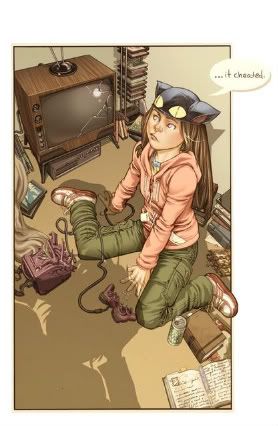 Molly of Runaways, coloring by Christina Strain