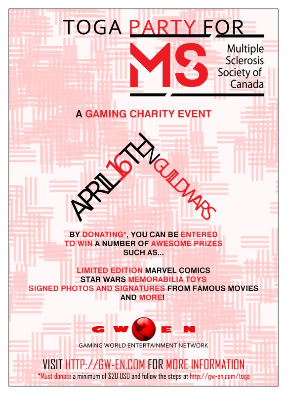 Toga Party for MS Toga Party for MS