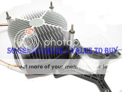 PC CPU Cooler Fan for Intel Core 2 Duo E7000 and E4000  